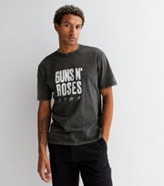 Only & Sons Dark Grey Guns N Roses Logo T-Shirt